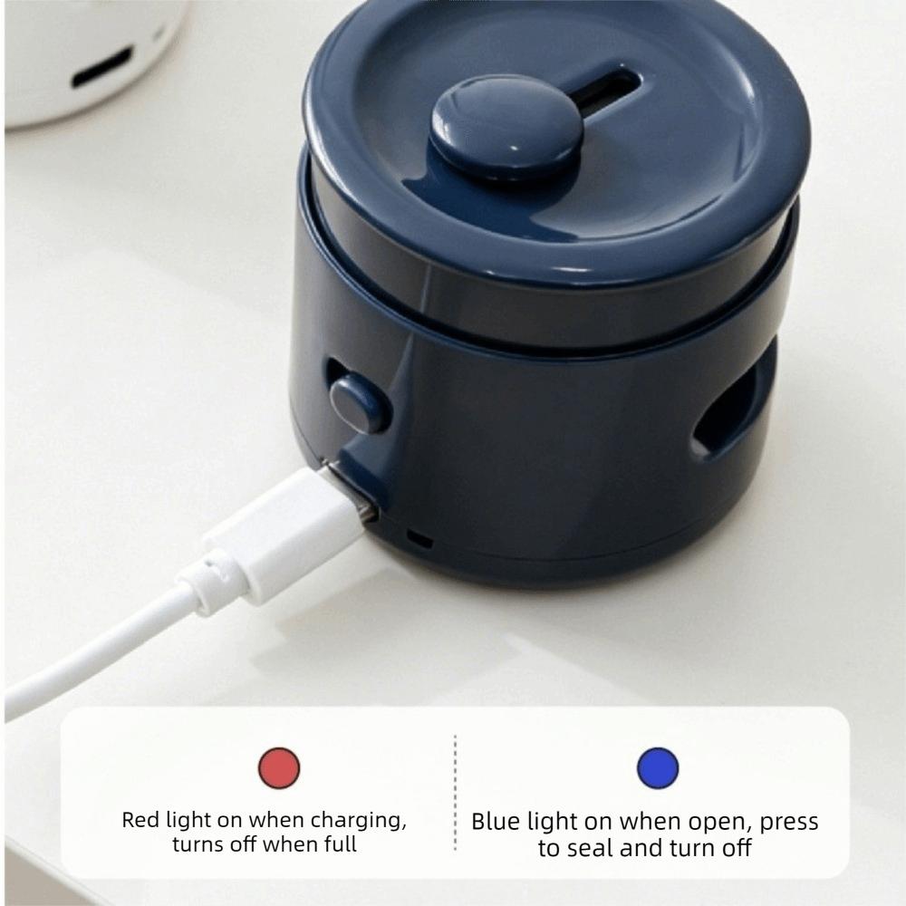 2 in 1 Food Packaging Sealer Portable Handheld Sealer Magnetic Bag Sealer Food Packaging