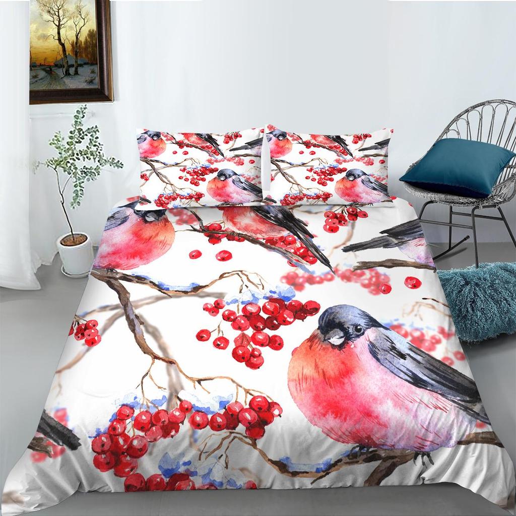 3D-Digitaldruck-Bettwäsche-Set, Bettbezug und Kissenbezug, Einzelbett, Doppelbett, große Tiermuster-Bettwäsche mit Reißverschluss, saubere, bequeme Bettwäsche