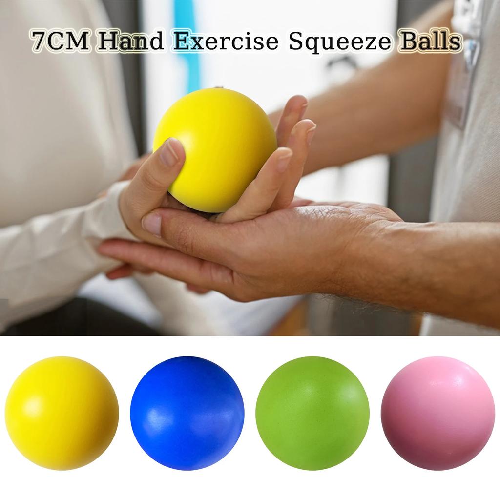 Elastic Finger Grip Strength Trainer Hand Exercise Squeeze Ball Hand Grip Strength Trainer Stress Relief Finger Resistance