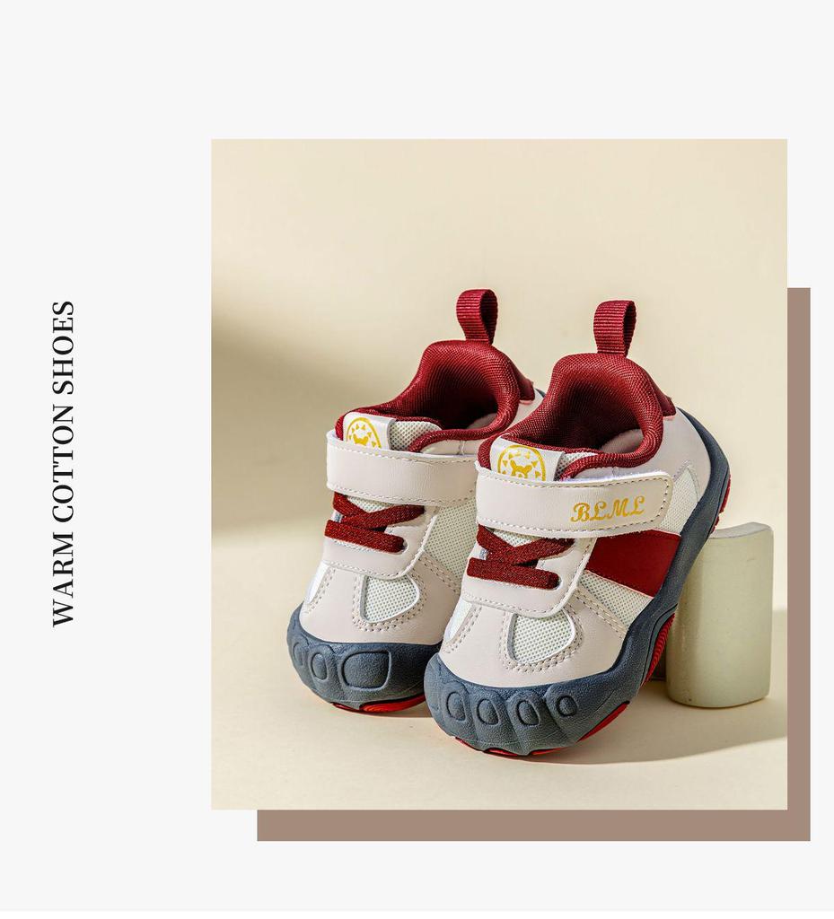 2026 Spring Soft Sole Non-Slip Baby Shoes for Boys & Girls: Breathable Casual Sports Walking Shoes