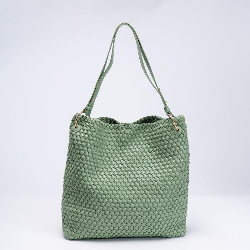 New Large Capacity Hand-woven Bag Versatile Shoulder Bag Commuter Tote Bag High-end Sense Handbag for Women