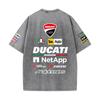 2026 Letní závodní oblek Ducati F1 Tým Red Bull Verstappen Uniforma Krátký rukáv Vintage praná trička Kulatý výstřih Trička