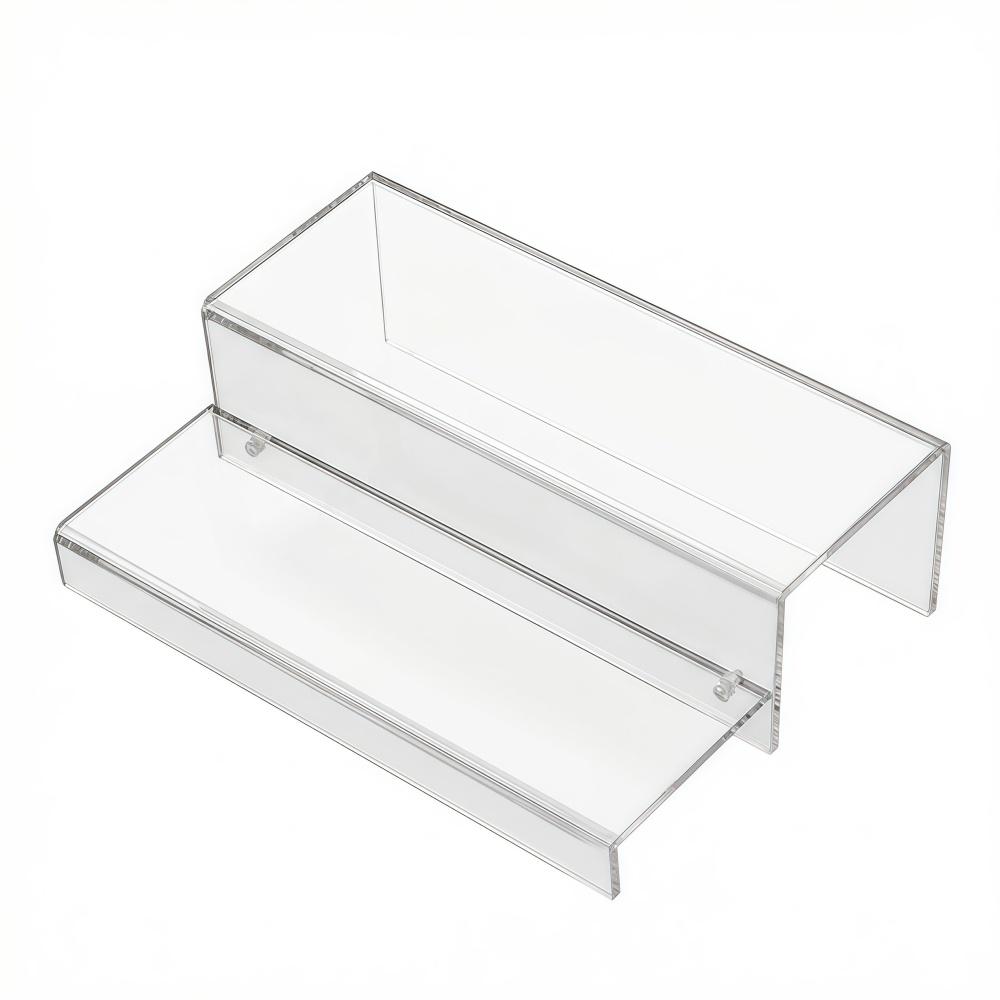 

Acrylic 2 Tier Wine Rack Display Stand for Liquor Bottles Whiskey Perfume Cakes Bar Organizer Transparent Shelf China Mainland