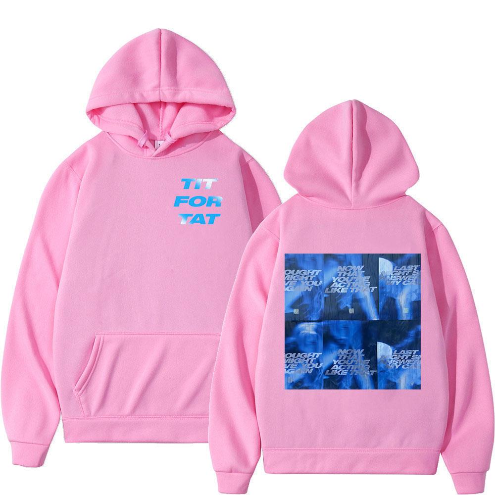 Tate McRae TIT FOR TAT Neues Album Jetzt, wo du dich so verhältst Hoodies Herren Damen Kleidung Lange Ärmel Kapuzen-Sweatshirts