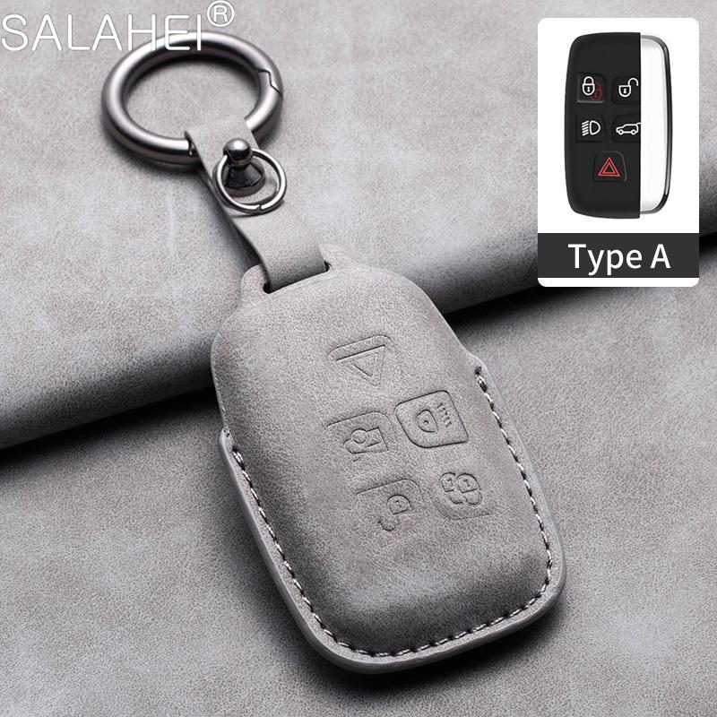 Car Key Case For Land Rover Discovery Range Rover Evoque Velar Sport For Jaguar E-Pace F-Pace F-Type XE XF XJ Inter Accessories