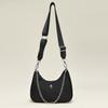Classic Black Chain Bag For Women Stylish Hobo Shoulder Handbag With Waterproof Nylon