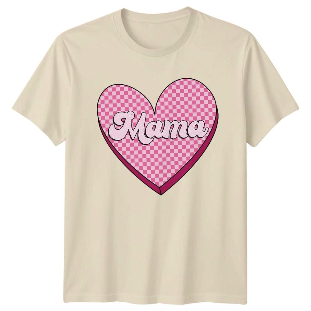 Mama Unisexs TShirt Groovy Retro Family Mothers Day Gift For Her