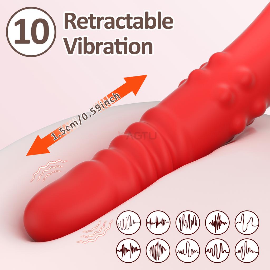 Automatic Thrusting with Bracket Dildo Vibrator for Women Masturbator Adult Products Penetration Vagina Vibrator Adult Toys