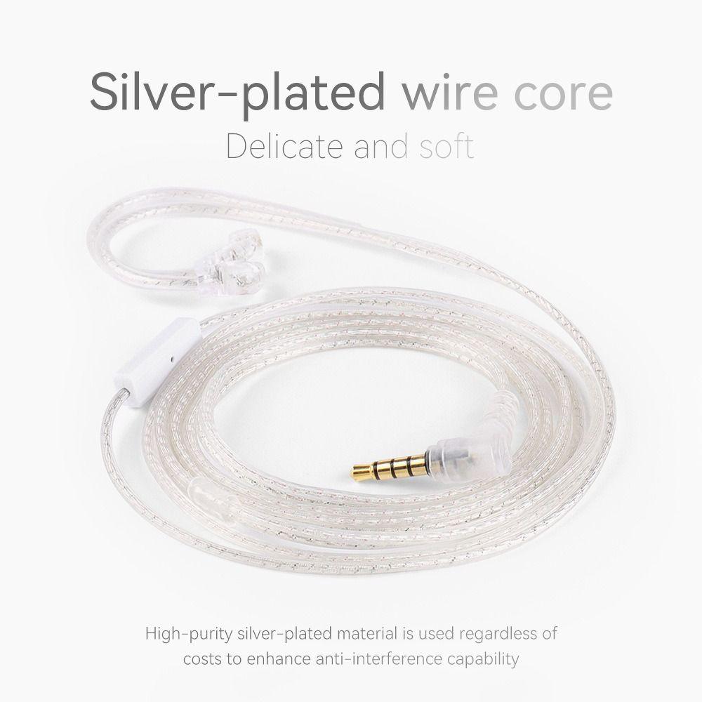 With Microphone QKZ Headphone Cables In Ear Earphone 2pin Cable  Music Enthusiasts