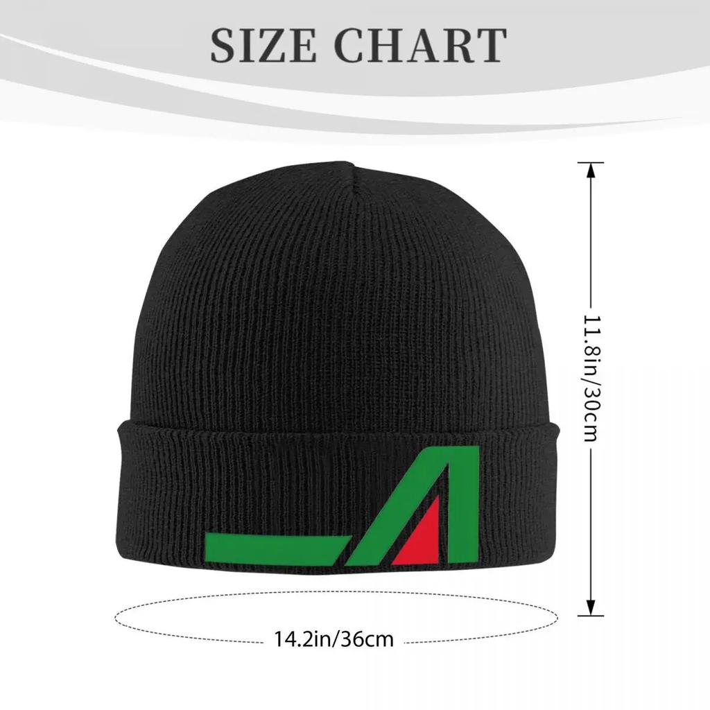 Alitalia Rally Knit Hat Beanies Autumn Winter Hat Warm Acrylic Hip-hop Cap for Men Women Gifts