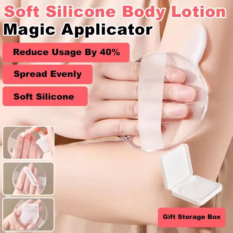 

М яка силіконова гелева пухівка-спонж для лосьйону для тіла, тональної основи для обличчя, прозора, не вбирає пудру, аплікатор-пухівка, інструменти 1