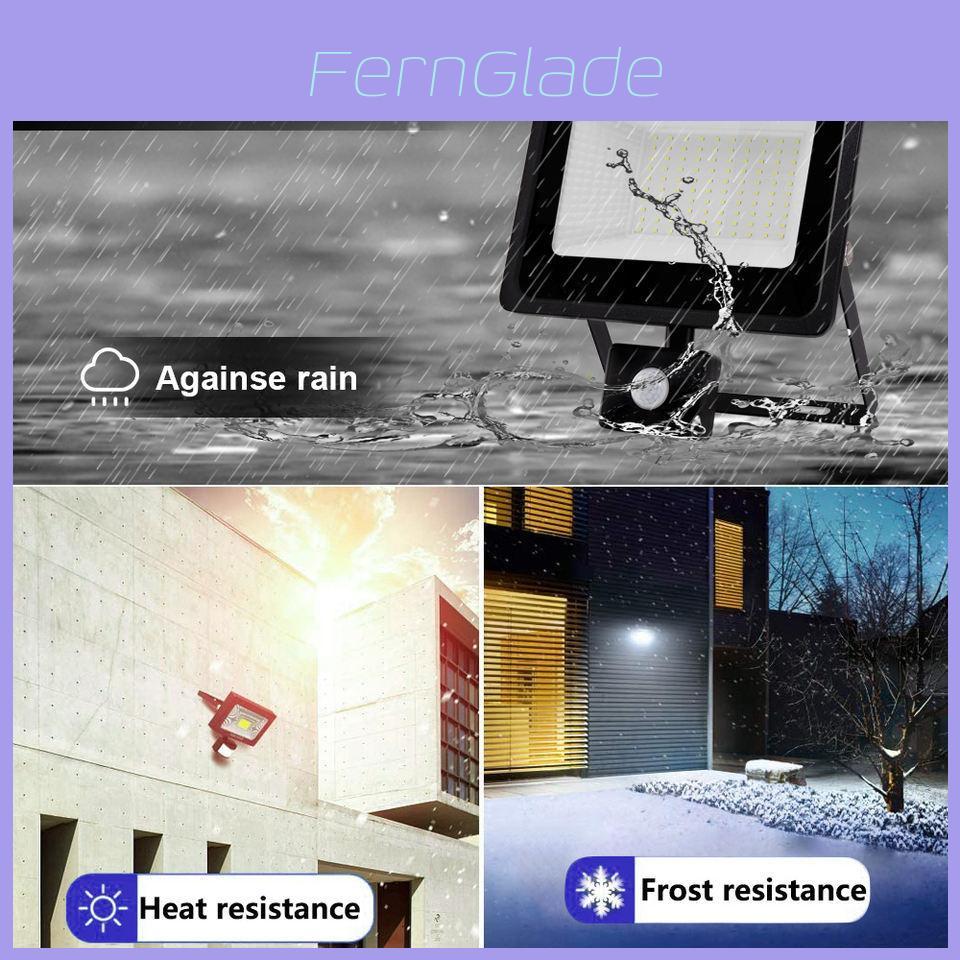 Pir Body Sensor Led Flood Light With Auto Motion Detection For Outdoor Security