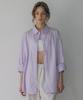 Banwonateullie A3479 See-Through Stripe Shirt_Purple