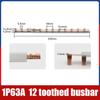 1/2P Pin Type Busbar Copper Bar Terminal Block For Mcb Dz47 Air Switch Connector 63A Circuit Breaker Connector