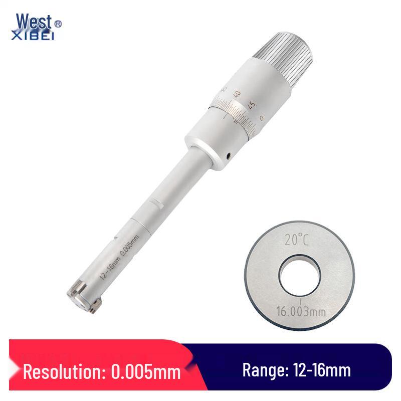 Qinghai Qingliang Precision 3-Point/3-Jaw Inside Micrometer 6-100mm for High Precision Blind Hole Measurement