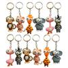 12 Pcs Jungle Animal Theme Keychains As Birthday Return Gifts for Kids of All Age Groups