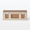 MUJI Furniture Walnut 30cm Wide X 12cm Deep X 10cm Product 12939863 Wall-Mounted Shelf, Veneer, High, Number