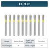 NICEDEN10 pcs/box Dental Diamond Burs FG 1.6mm For High Speed handpiece High Hardness Drill