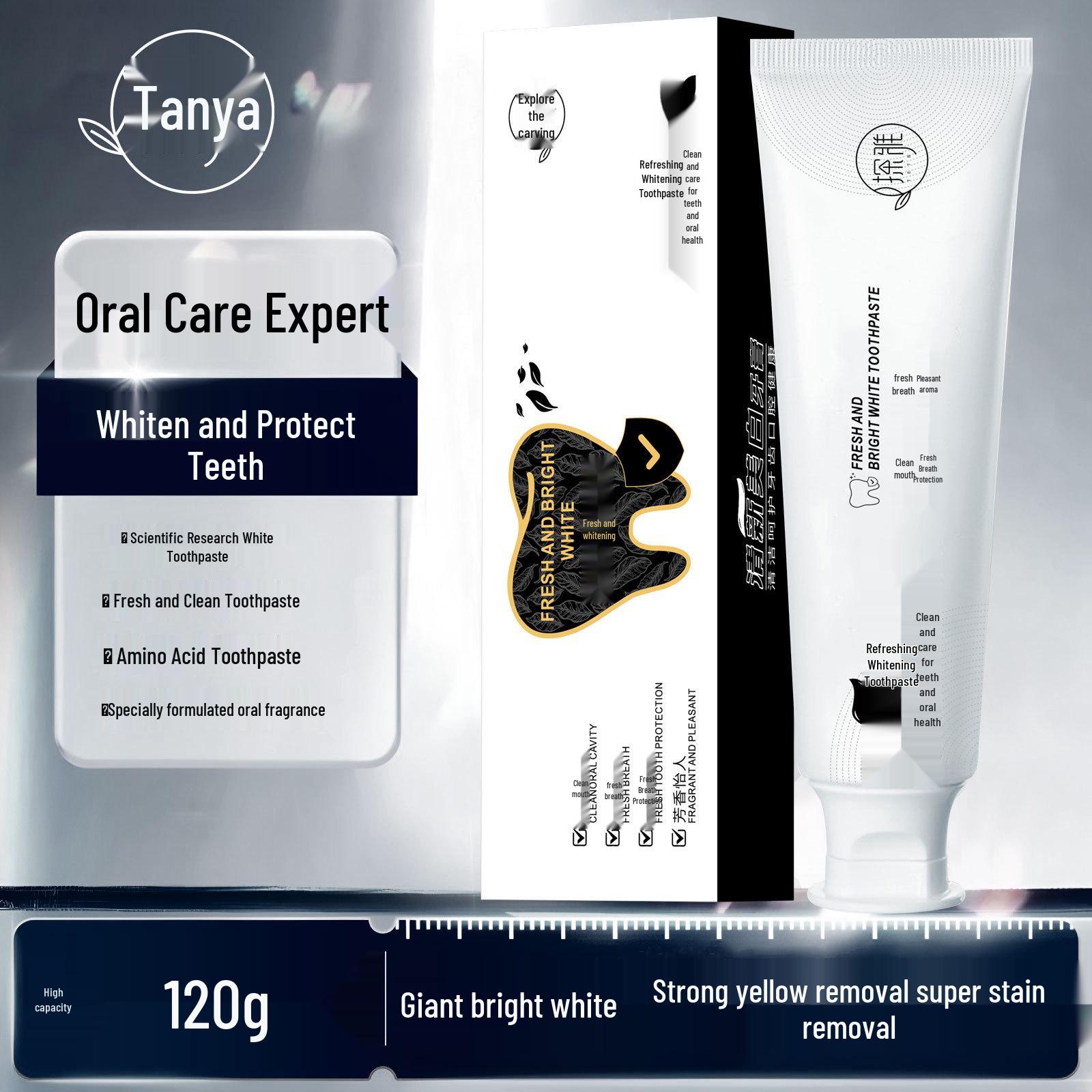 

5-Piece Fresh Whitening Toothpaste Set for Gum Health & Stain Removal