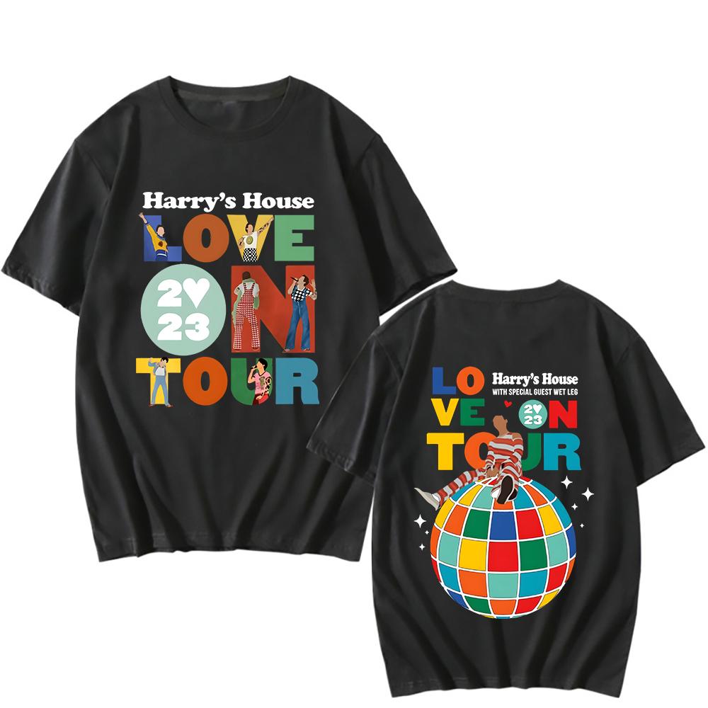 2026 SpringSummer Harrys House Love on Tour Tshirt for Men  Round Neck Casual ShortSleeved Shirt Trendy Tshirt 2XL