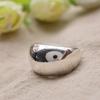 Trendy Smooth Surface Platinum Plated Big Ring Unisex Women Men  Wholesale Never Fade Drop Shipping
