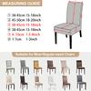 Elastic Velvet Soft Dining Chair Covers Washable Chair Slipcover Protector Thick Solid Color Chair Case Restaurant Kitchen 1PC