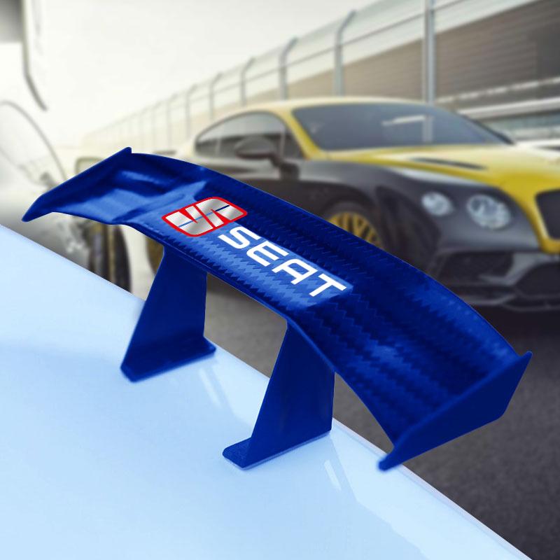 1 Pz Mini Spoiler Posteriore Mini Ala Piccola Modello Decorazione per SEAT Cordoba Alhambra MK3 Leon 5F Ibiza 5 6 MII Altea Toledo 3