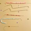 4Pieces Bead Spinner Needle Set Portable Bead Spinner Needle Set Large Eye Needle for Handmade Jewelry and Beadwork