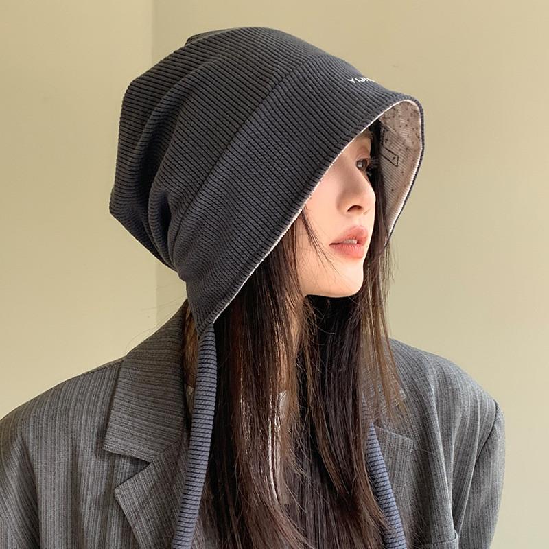 

Knit Hat For Women With Warmth And Windproof Features For Autumn And Winter Casual Wear DarkGrey
