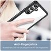 For Samsung Galaxy S25 FE Phone Case WANLONFENG XC Series TPU Acrylic Cover with Tempered Glass (Big Lens Hole)
