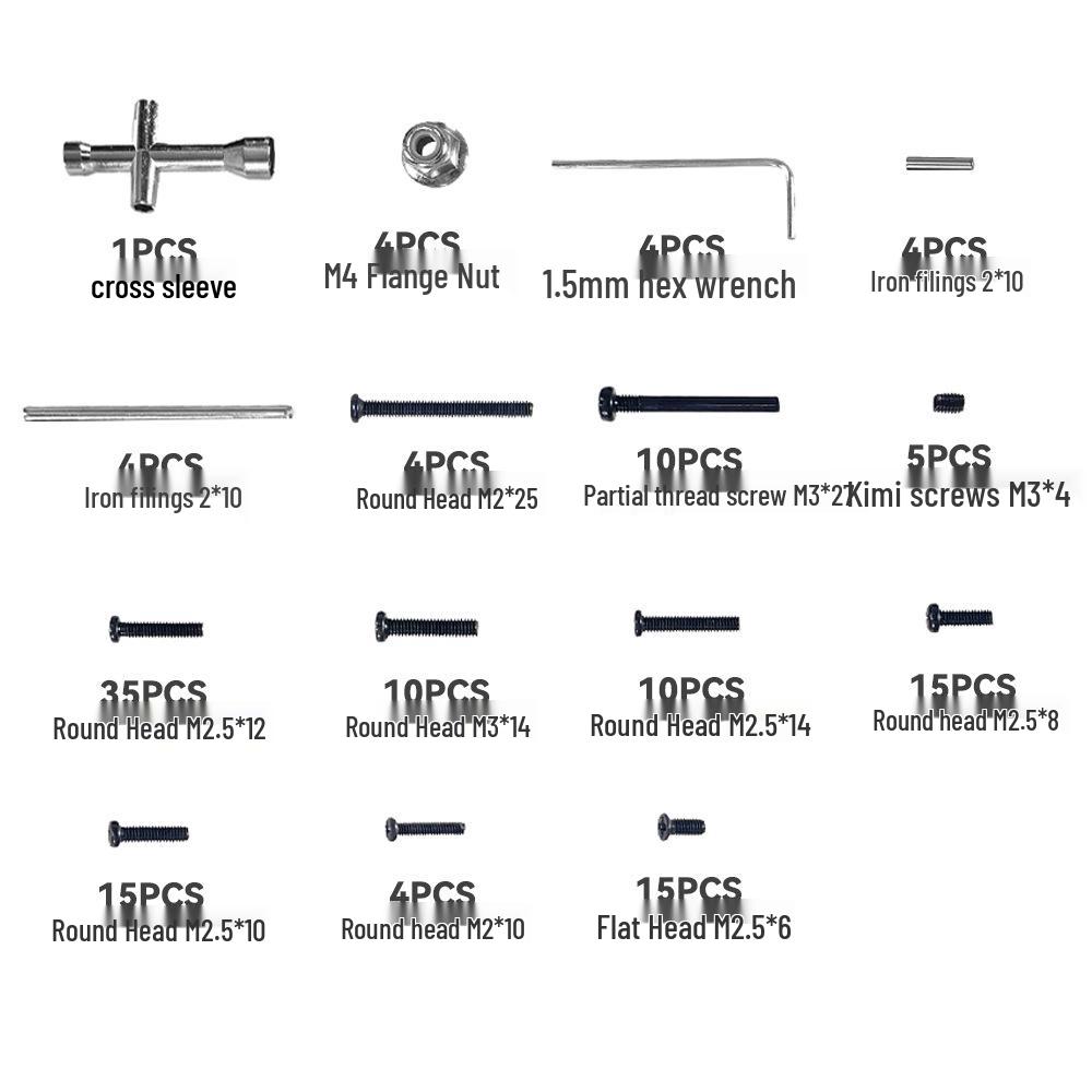 Remote Control Car Modification Screw Tool Set H16 (16207-16210)
