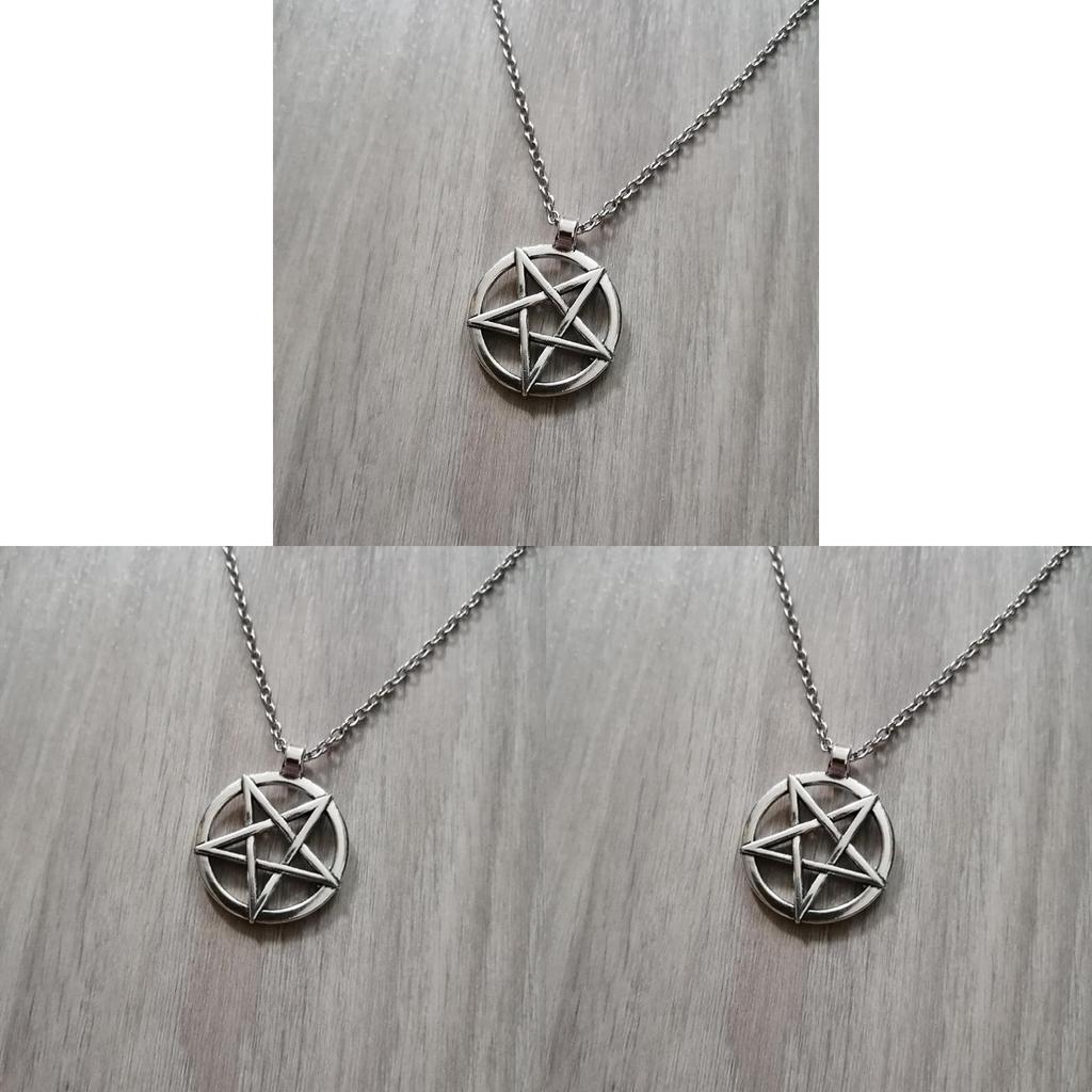 Fashion Star Pendant Necklace With Alloy Material And Cross Chain For Women And Men
