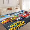 Anime Super Wings Door Mat Washable Non Slip Living Room Sofa Chairs Area Mat Kitchen Bedside Area Rugs