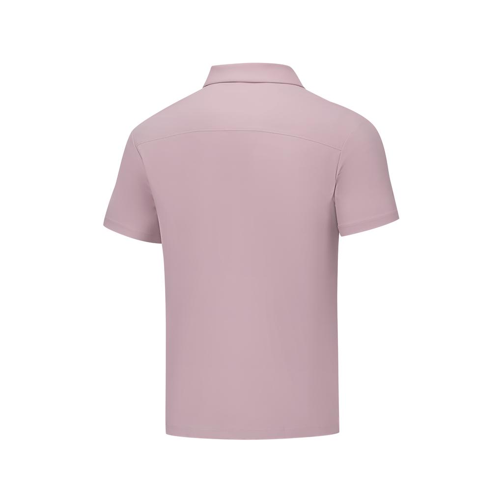 Skechers Breathable Solid Color Pullover Polo Shirt Men Tops P226M114-00YW