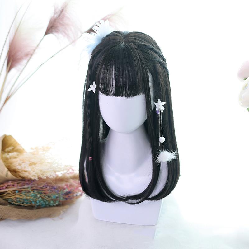 

Женские короткие волосы Bybrana, парики с челкой в ​​стиле Лолиты, синтетические волосы, термостойкие, более милые, индивидуальные