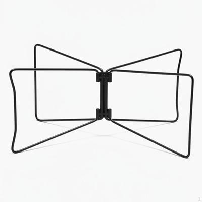 Folding Storage Box Stand Foldable Design Heavy Duty Camp Quick Setup Metal