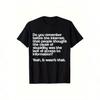 Mens Stretchy Black Printed TShirt Before The Internet Meme Quote Hipster Short Sleeve Relaxed Fit Streetwear Oneck Tshirt
