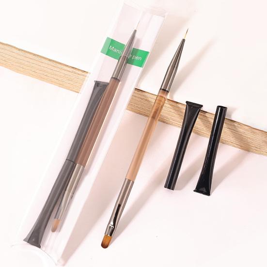 Practical Manicure Pen Soft Bristles Polish Handle DIY