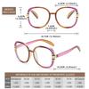 New Large Round Frame Fashionable And Trendy Reading Glasses For Daily Wear And High-Definition Reading