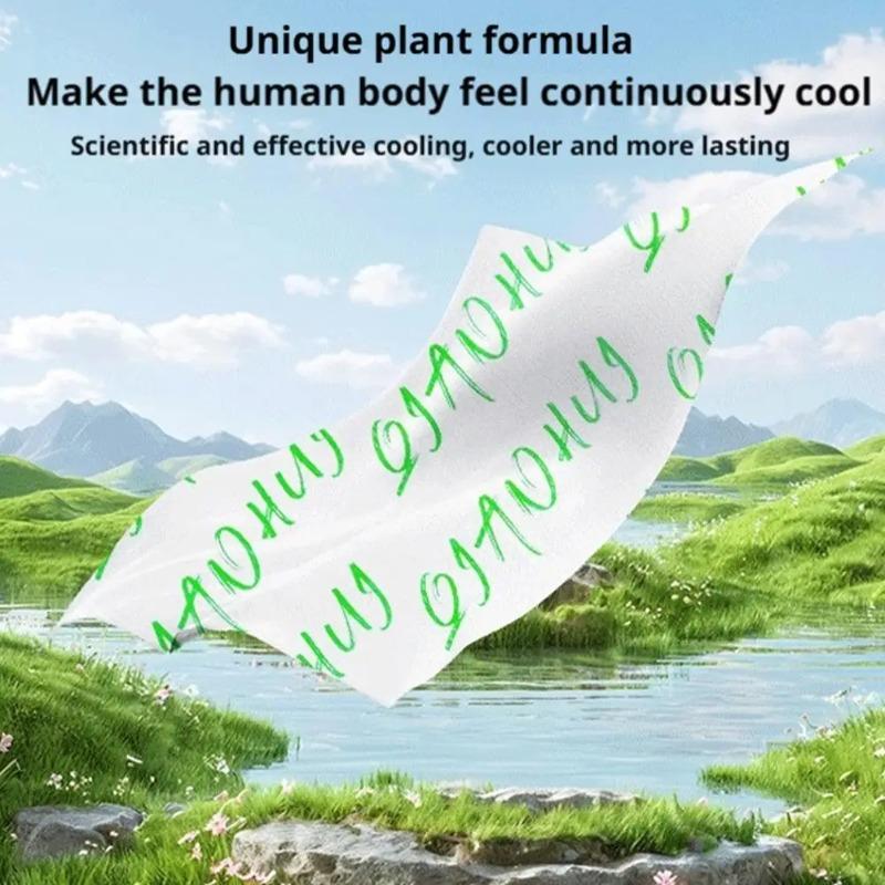 5/10PCS Summer Mint Cooling Towel Instant Ice Cold Towel Sweat Wicking Reusable Mosquito Repellent Towel for Outdoor Sports Travel