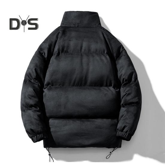 Bomullsrock med Blixtlåslist Ståkrage Mockaläder Ytskikt Dragsko i Fållen Vinter Ytterkläder Vindtät Värmeisolerande Rock