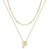 Trendy 26-Letter Pendant Layered Necklace: Elegant Women's Statement Clavicle Chain