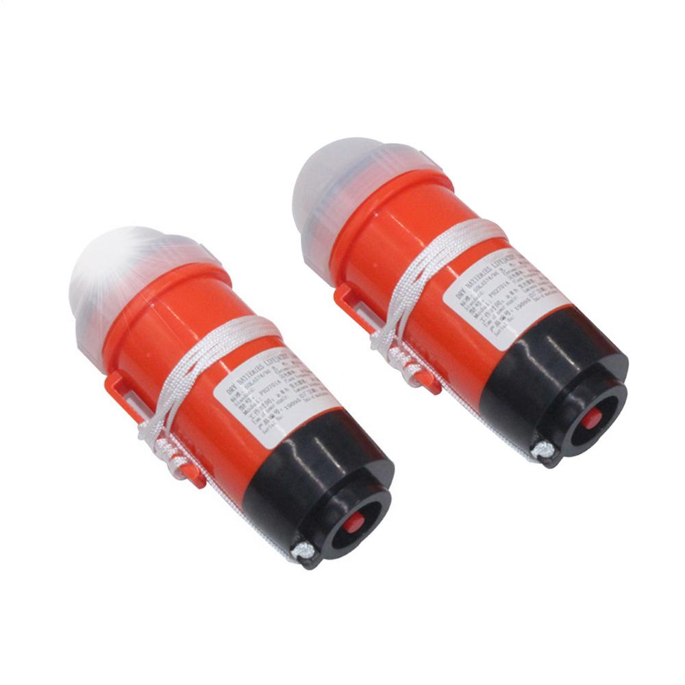 Marine L ife Jacket Lamp Lightweight Waterproof Life Vest Light For Kayaking Drifting Marine Position Indicator LED Strobe Light