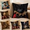 Nordic Fashion Animal Cushion Cover Silky Short Plush Invisible Zipper Dustproof Sofa Pillow Case for Home Decor