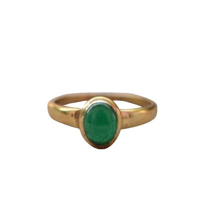 Grüner Onyx Edelsteinring, 925 Sterlingsilberring, Gelbgoldring, Designerring, Geburtstagsgeschenk, Silberschmuck