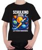 School Child 2026 On To New Dimensions Space First Day Of School Kids T-Shirt