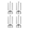 4x Sofa Legs Alloy Adjustable Heavy Duty Table Feet M10 Metal Furniture Legs for Bathroom Dining Table Wardrobes Couch Sofas