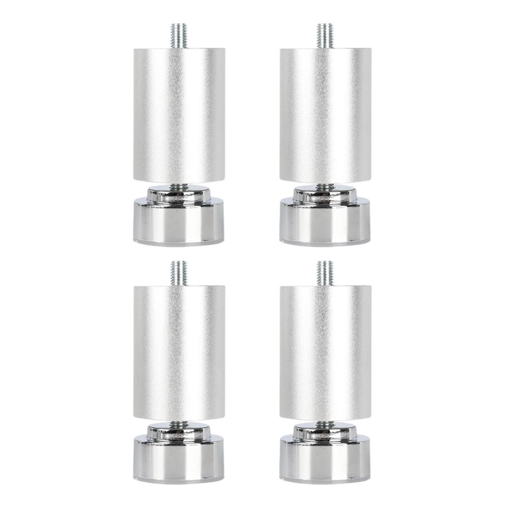 4x Sofa Legs Alloy Adjustable Heavy Duty Table Feet M10 Metal Furniture Legs for Bathroom Dining Table Wardrobes Couch Sofas