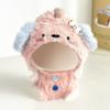 Doll Clothes Set 17cm Doll Accessories Love Heart Top Scarf Hat No Dolls