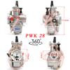 Motorcycle Flat Curtain Carburetor Keihin for Keihin PWK 28 30 32 34mm Scooter 2T 4T ATV Dirt Bike Enduro Motocross Accessories
